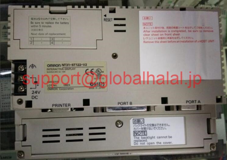 新品【東京発★適格請求書★税込】NT31-ST122-V2 Omron (Used, good working condition) touch screen NT31ST122-V2【６ヶ月保証】｜Global Halal Japan