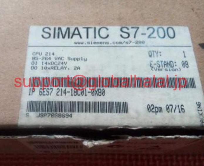 新品【日本の首都発★適当お願いごと書★税込】ジーメンス Siemens PLC 6ES7214 6ES7 214-1BC01-0XB0【６ヶ月引き受ける】