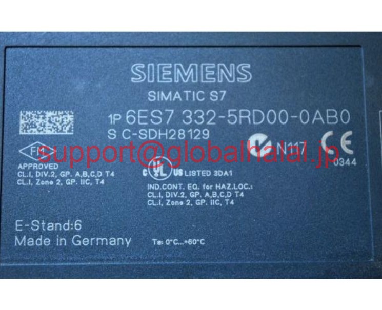新品【日本の首都発★適当お願いごと書★税込】Siemens 6ES7 332-5RD00-0AB0 Simatic 6ES7332-5RD00-0AB0 ジーメンス【６ヶ月引き請ける】 パソコン・周辺機器-その他