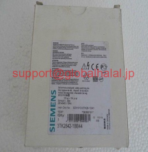 新品【東京発★適格請求書★税込】シーメンス SIEMENS safety relay 3TK2842-1BB44【6ヶ月保証】|Global Halal Japan