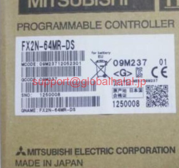 新品【東京発★適格請求書★税込】Mitsubishi FX2N-64MR-DS FX2N64MRDS 三菱【6ヶ月保証】|Global Halal Japan