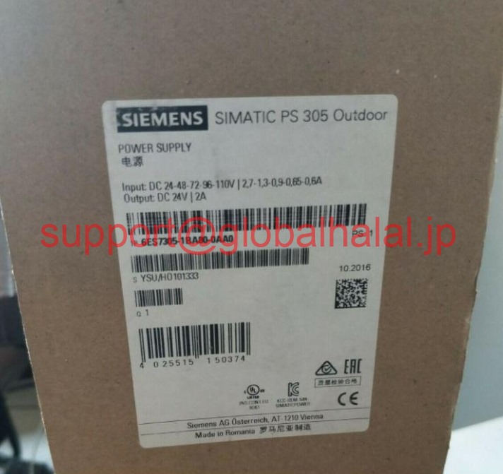 新品【東京発★適格請求書★税込】Siemens 6ES7305-1BA80-0AA0 SIMATIC 6ES7 305-1BA80-0AA0 6ES73051BA800AA0【６ヶ月保証】｜Global Halal Japan