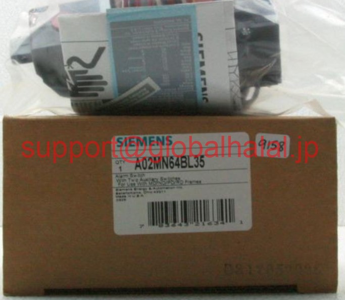 新品【日本の首都発★適当お願いごと書★税込】ジーメンス Siemens A02MN64BL35 Alarm Switch with (2) Auxiliary Switches【６ヶ月言いはなつ】
