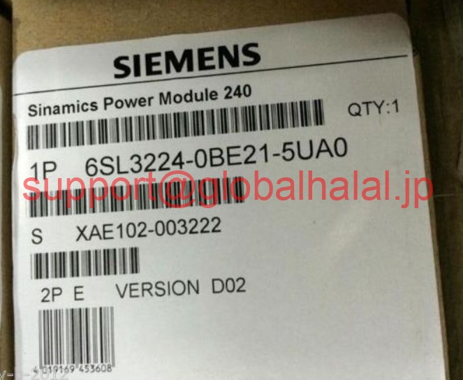 新品【日本の首都発★適当お願いごと書★税込】ジーメンス SIEMENS 6SL3224-0BE21-5UA0【６ヶ月引き請ける】