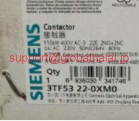 新品【日本の首都発★適当お願いごと書★税込】ジーメンス SIEMENS 3TF5322-0XM0 205A 220 380V【６ヶ月言いはなつ】