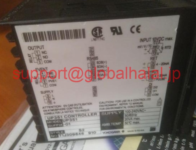 新品【東京発★適格請求書★税込】YOKOGAWA UP351 STYLE S2 PROGRAM CONTROLLER UP351-00 UP351-01,【6ヶ月保証】|Global Halal Japan