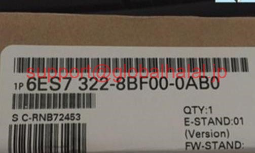 新品【東京発★適格請求書★税込】シーメンス Siemens 6ES7 322-8BF00-0AB0 PLC Module【６ヶ月保証】｜Global Halal Japan