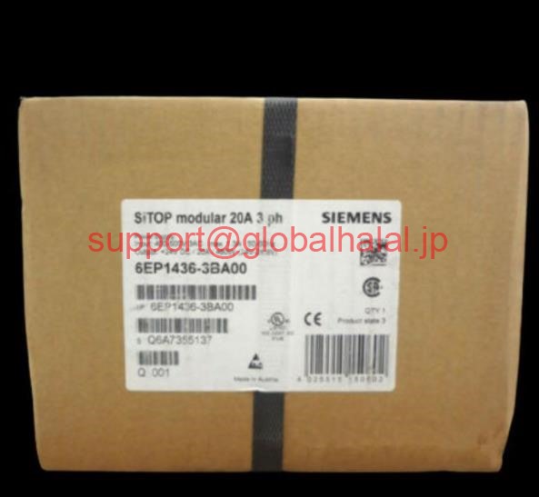 新品【東京発★適格請求書★税込】Siemens SITOP 6EP1436-3BA00 6EP1 436-3BA00 6EP14363BA00 シーメンス【6ヶ月保証】|Global Halal Japan
