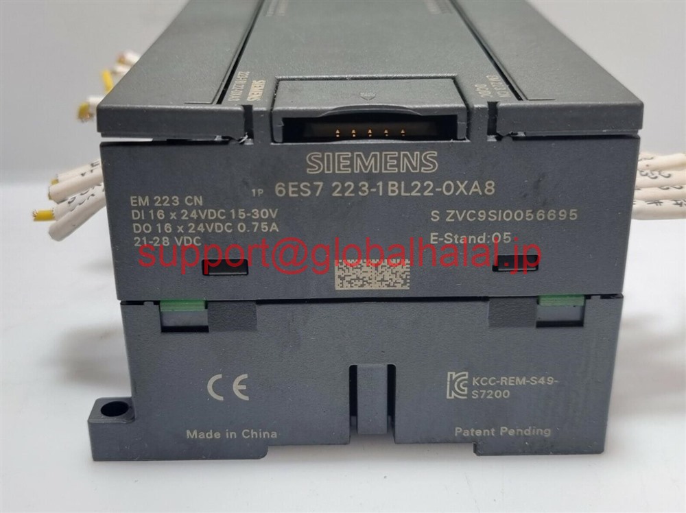 新品【東京発★適格請求書★税込】シーメンス module siemens 6es7 223-1bl22-0xb8 plc module industrial use industr y8【6ヶ月保証】|Global Halal Japan