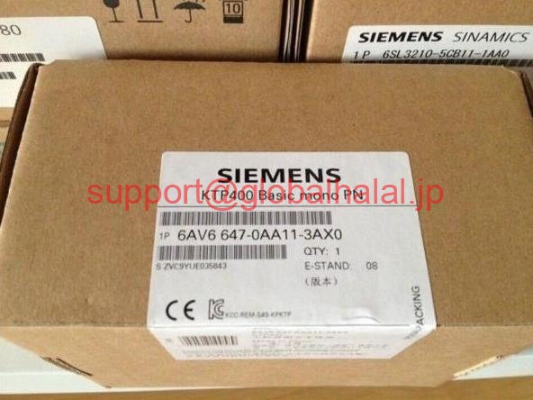 新品【東京発★適格請求書★税込】6AV6647-0AA11-3AX0 Siemens KTP400 Touch Screen 6AV6 647-0AA11-3AX0 シーメンス【６ヶ月保証】｜Global Halal Japan