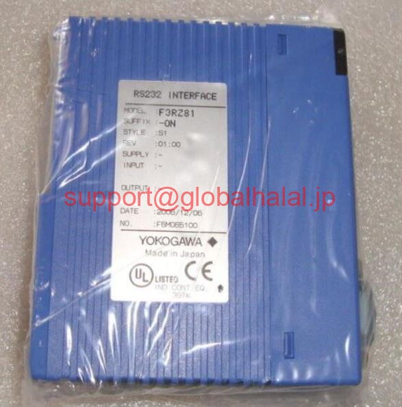 新品【東京発★適格請求書★税込】F3RZ81-ON YOKOGAWA RS232 Interface F3RZ81-0N ‐【6ヶ月保証】|Global Halal Japan