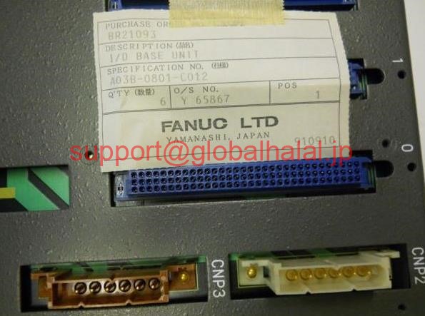 新品【日本の首都発★適当お願いごと書★税込】FANUC ファナック A03B-0801-C012 I/O BASE UNIT MOTHERBOARD CONDITION【６ヶ月言いはなつ】