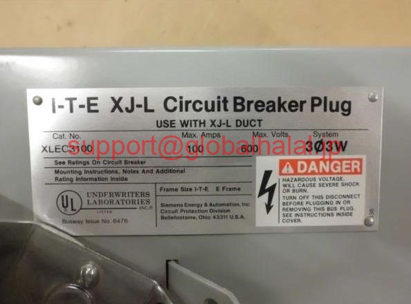 新品【日本の首都発★適当お願いごと書★税込】ジーメンス SIEMENS # XLEC3100 XJL BUS PLUG ENCLOSURE FOR XJ-L BUSWAY【６ヶ月言いはなつ】