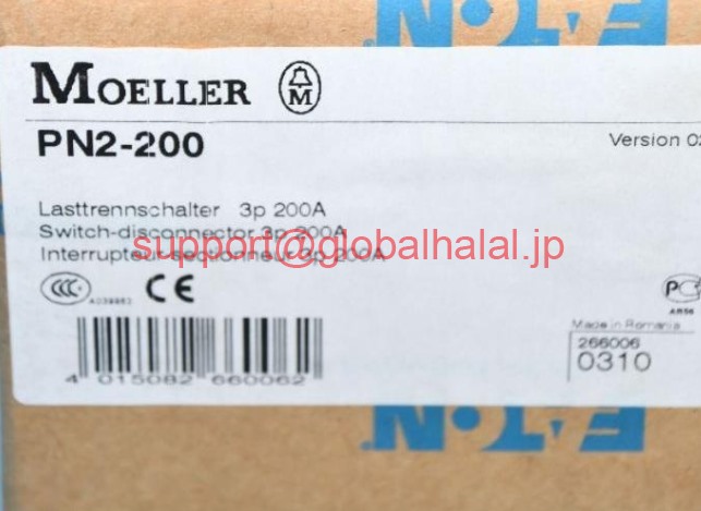新品【日本の首都発★適当お願いごと書★税込】PN2-200 Eaton Moeller PN2 Series【６ヶ月言いはなつ】