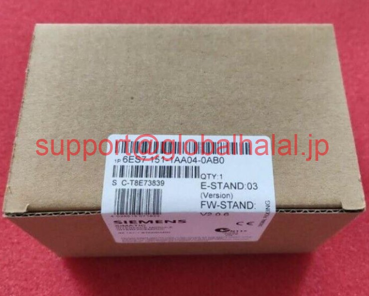 新品【東京発★適格請求書★税込】6ES7151-1AA04-0AB0 Siemens 6ES7 151-1AA04-0AB0 シーメンス【６ヶ月保証】｜Global Halal Japan