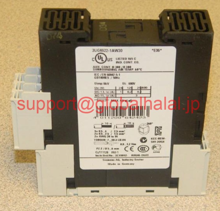 新品【日本の首都発★適当お願いごと書★税込】Siemens 3UG4622-1AW30 Current Monitoring Relay【６ヶ月言いはなつ】