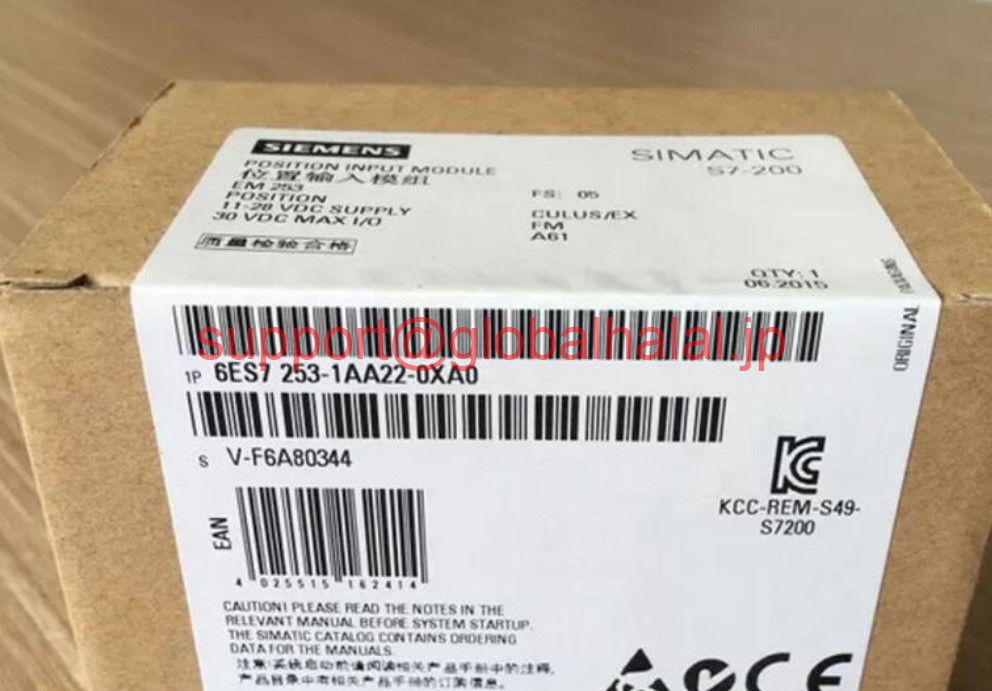 新品【東京発★適格請求書★税込】シーメンス SIEMENS 6ES7253-1AA22-0XA0 POSITION INPUT MODULE【６ヶ月保証】｜Global Halal Japan