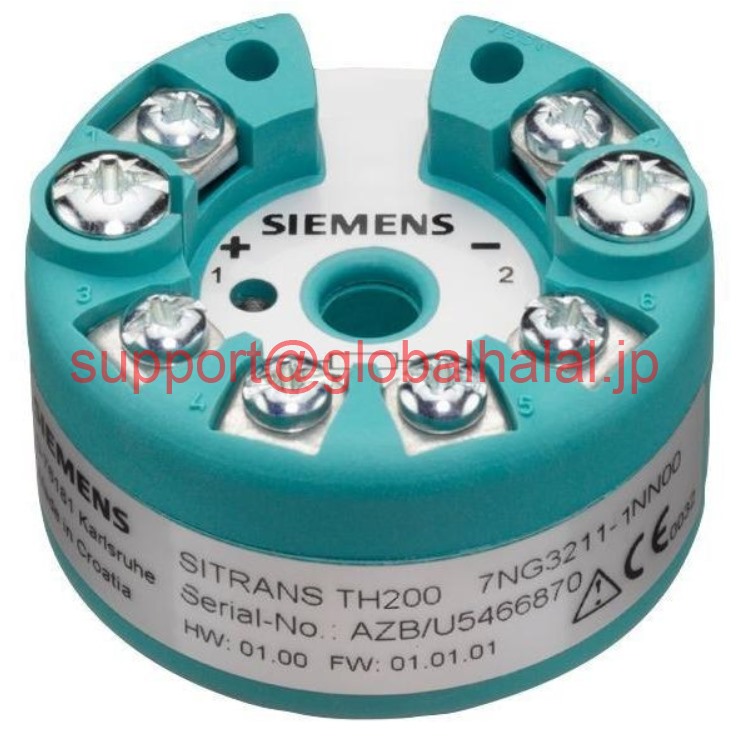 新品【東京発★適格請求書★税込】シーメンス Siemens SITRANS TH200 7NG3211-1NN00 TEMPERATURE TRANSMITTER【６ヶ月保証】｜Global Halal Japan