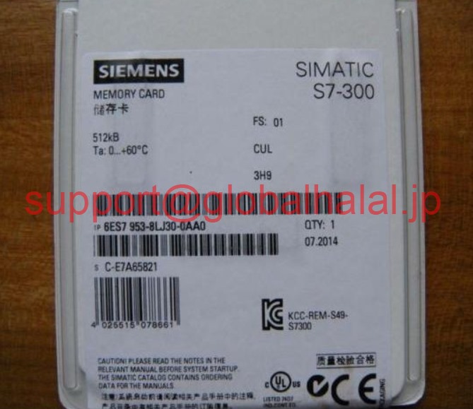 新品【日本の首都発★適当お願いごと書★税込】Siemens 6ES7 953-8LJ30-0AA0 Memory Card 512KB 6ES7953-8LJ30-0AA0 ジーメンス【６ヶ月引き受ける】