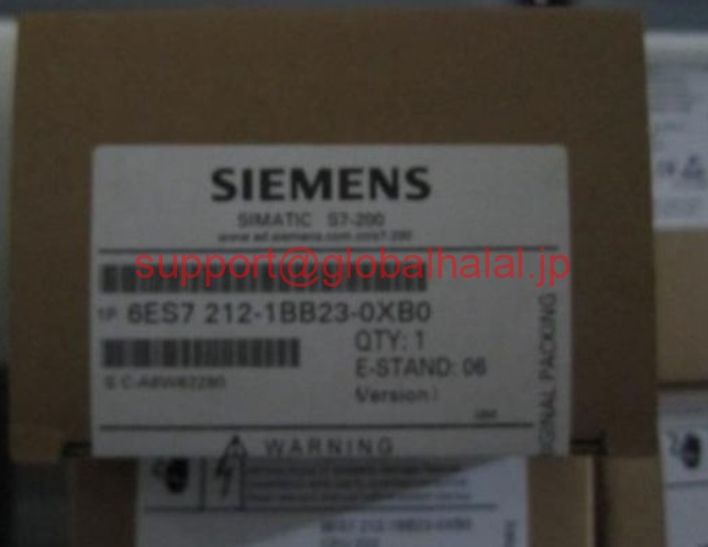 新品【東京発★適格請求書★税込】シーメンス Siemens PLC 6ES7 212-1BB23-0XB0 ( 6ES72121BB230XB0 )【６ヶ月保証】｜Global Halal Japan 58,920円