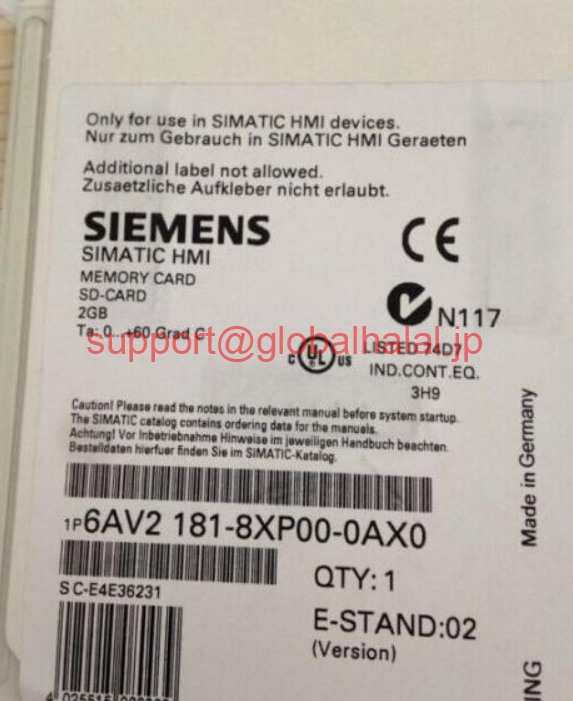 新品【東京発★適格請求書★税込】シーメンス Siemens 6AV2181-8XP00-0AX0 6AV2 181-8XP00-0AX0 #ZL02【6ヶ月保証】|Global Halal Japan