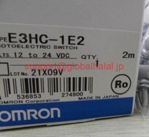 新品【東京発★適格請求書★税込】E3HC-1E2 Omron Optoelectronic Switch E3HC1E2 (2m) オムロン【６ヶ月保証】｜Global Halal Japan
