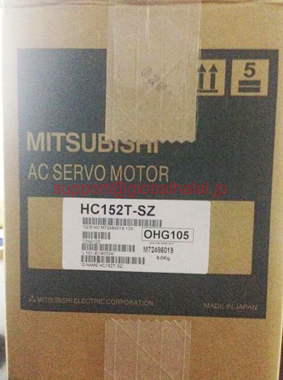 新品【東京発★適格請求書★税込】MITSUBISHI/三菱 HC152T-SZ サーボモーター【６ヶ月保証】｜Global Halal Japan
