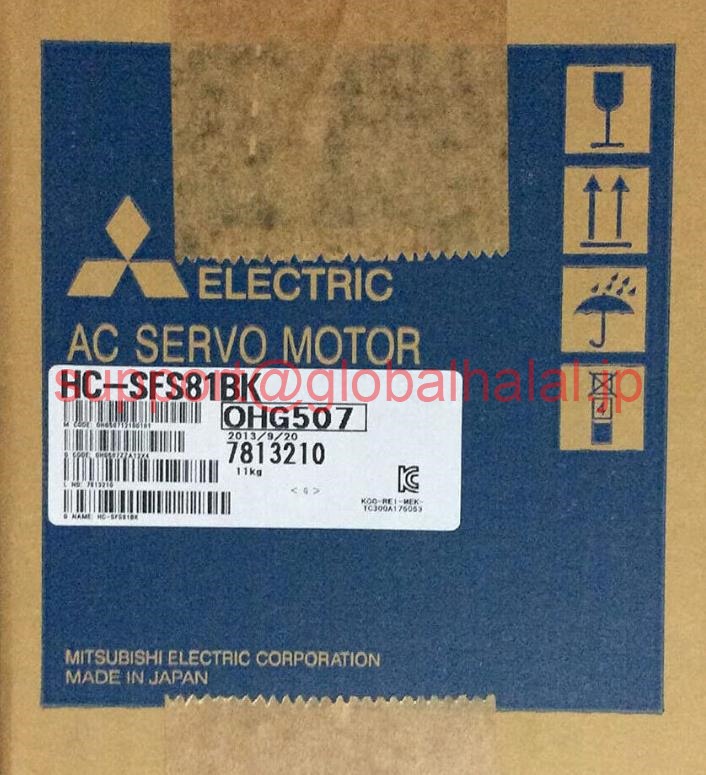 新品【東京発★適格請求書★税込】MITSUBISHI/三菱 HC-SFS81BK サーボモーター【6ヶ月保証】|Global Halal Japan
