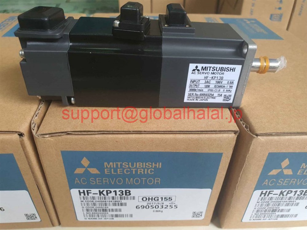 新品【東京発★適格請求書★税込】MITSUBISHI/三菱 HF-KP13B サーボモーター【6ヶ月保証】|Global Halal Japan