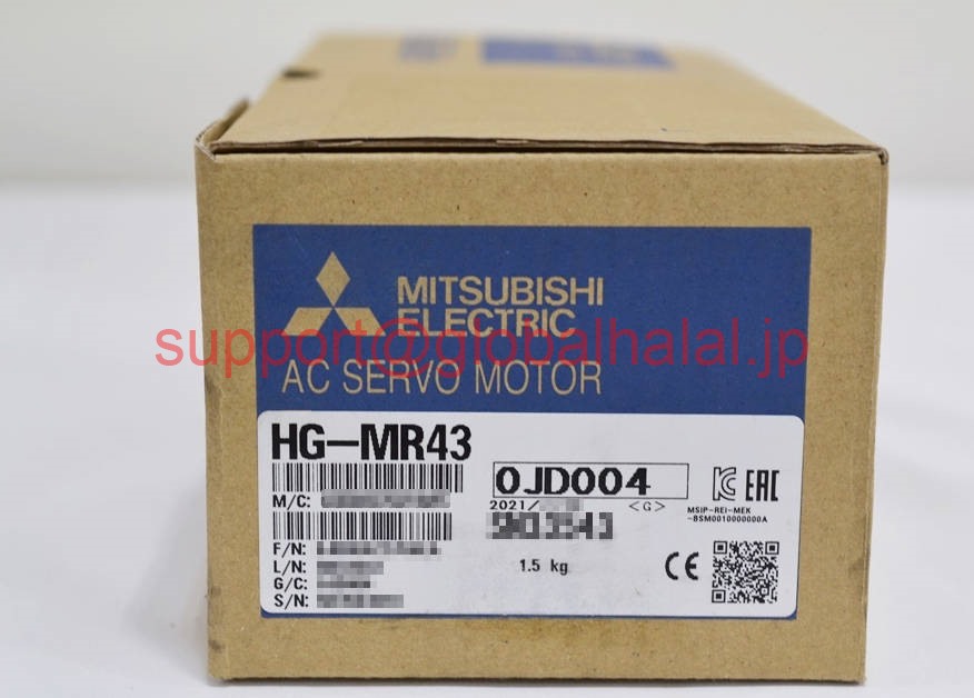 新品【東京発★適格請求書★税込】MITSUBISHI/三菱 HG-MR43 サーボモーター【６ヶ月保証】