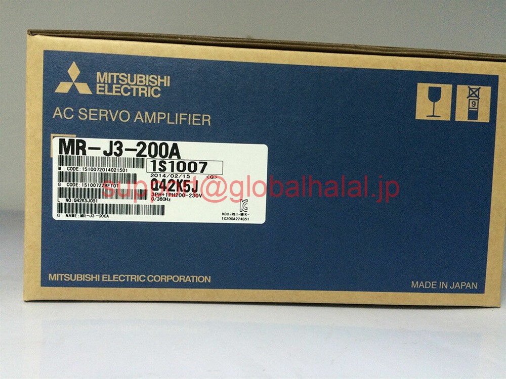 新品【東京発★適格請求書★税込】MITSUBISHI/三菱 MR-J3-200A サーボアンプ【６ヶ月保証】｜Global Halal Japan 43,875円