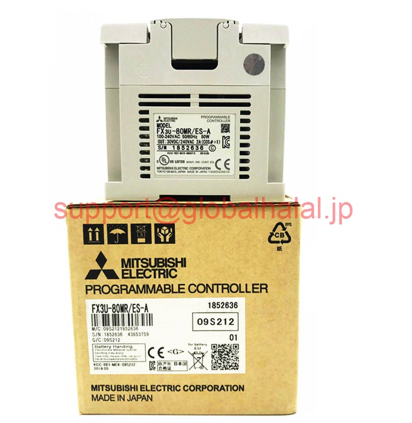 新品【日本の首都発★適当お願いごと書★税込】MITSUBISHI/三菱電機  FX3U-80MR/ES-A PLC【６ヶ月引き受ける】