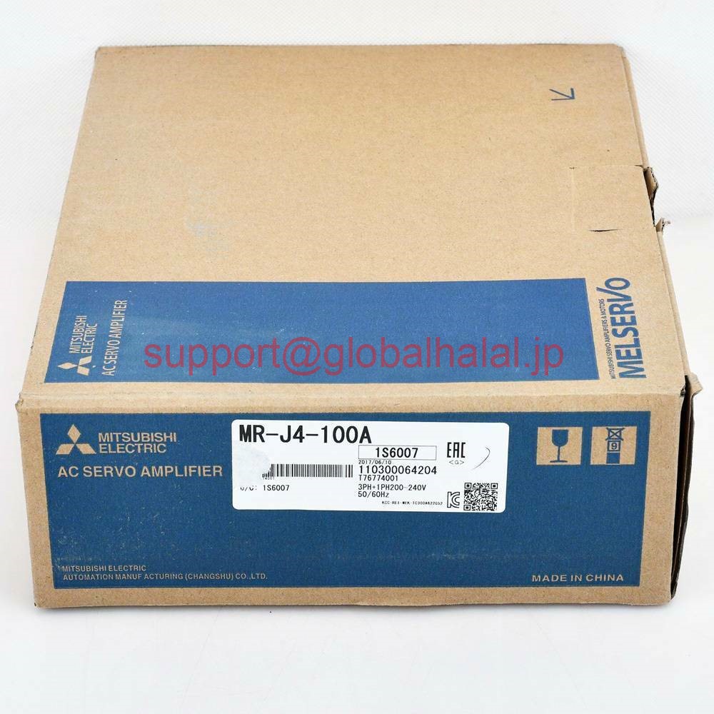 新品【東京発★適格請求書★税込】MITSUBISHI/三菱電機 MR-J4-100A ACサーボアンプ シーケンサ PLC【６ヶ月保証】｜Global Halal Japan