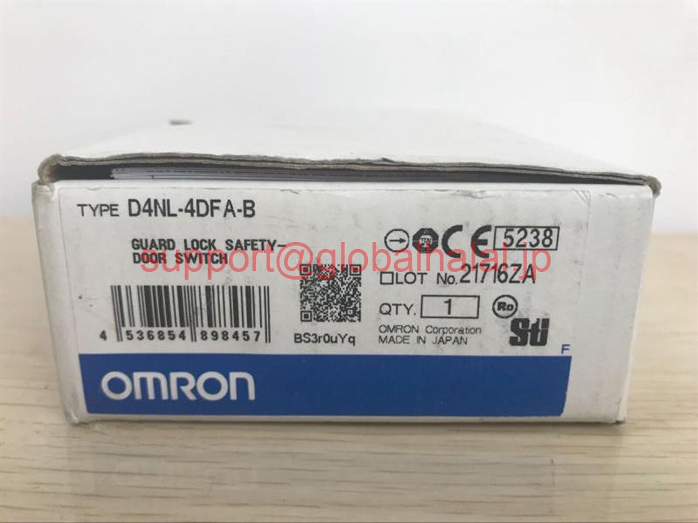 新品【東京発★適格請求書★税込】OMRON 　オムロン 　D4NL-4DFA-B 小形電磁ロック セーフティドアスイッチ【６ヶ月保証】｜Global Halal Japan