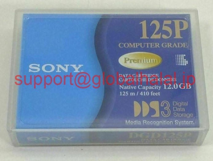 新品【日本の首都発★適当お願いごと書★税込】(10個) SONY DDS3 DGD125P TAPES ソニー【６ヶ月引き受ける】