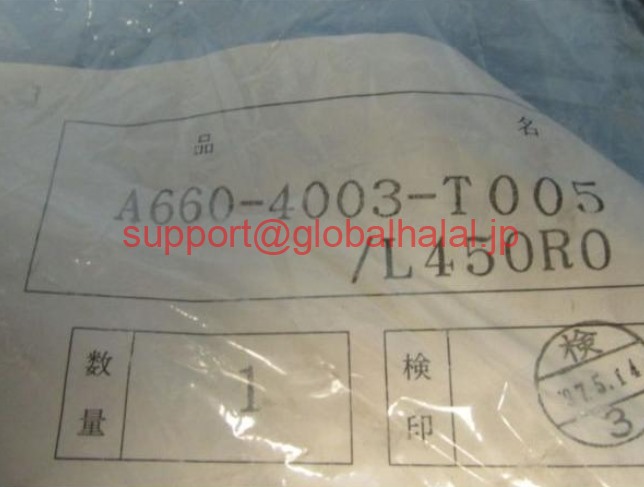 新品【日本の首都発★適当お願いごと書★税込】FANUC PULSE CODE CABLE A660-4003-T005/L450R0【６ヶ月引き受ける】