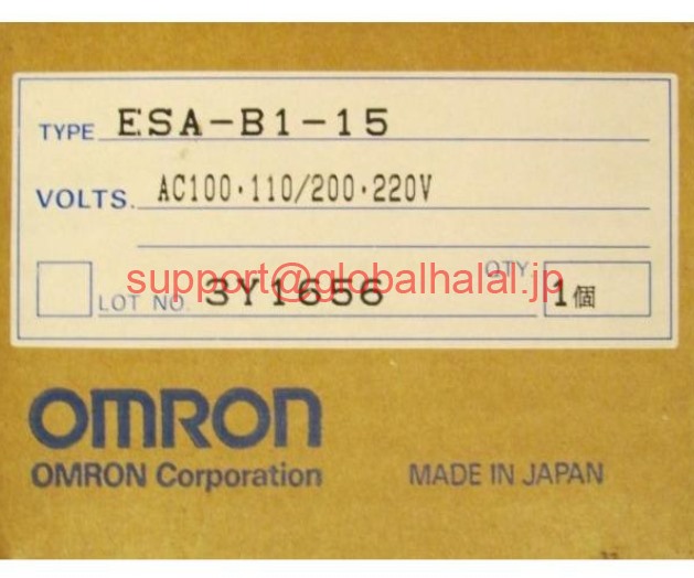 新品【日本の首都発★適当お願いごと書★税込】OMRON Earth Leakage Detector 110-220V ESA B1 15 オムロン【６ヶ月引き請ける】 パソコン・周辺機器-その他