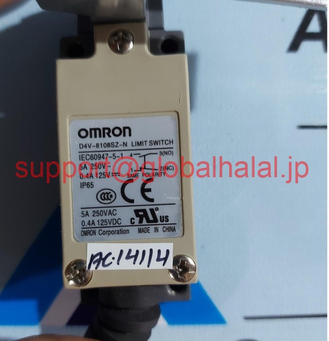 新品【東京発★適格請求書★税込】(2個) OMRON D4V-8108SZ-N Limit Switch D4V8108SZ-N オムロン【６ヶ月保証】｜Global Halal Japan 13,860円