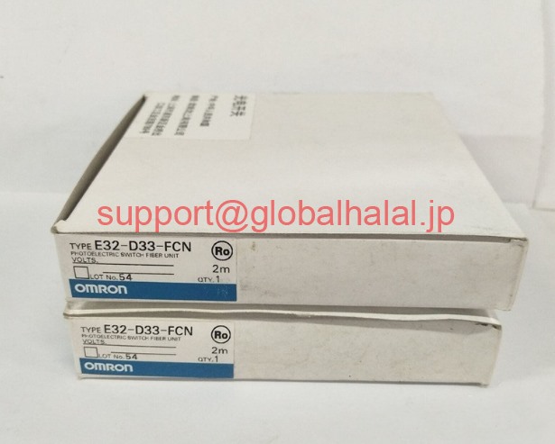 新品【東京発★適格請求書★税込】E32-D33-FCN Omron Photoelectric Switch Fiber Unit E32-D33FCN オムロン【６ヶ月保証】｜Global Halal Japan