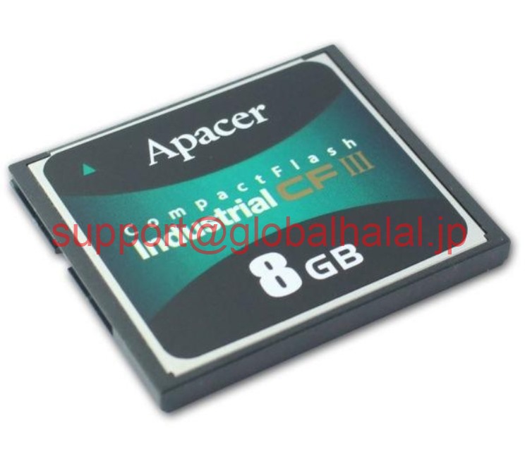 新品【東京発★適格請求書★税込】Real Apacer 8GB CompactFlash CNC Compact Flash Industrial CF III Memory Card【６ヶ月保証】｜Global Halal Japan