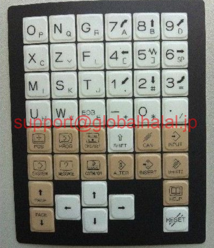 新品【東京発★適格請求書★税込】A98L-0005-0298#T silicone keypad Mask for FANUC A98L-0005-0298*T【６ヶ月保証】｜Global Halal Japan