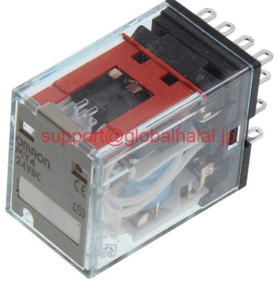 新品【東京発★適格請求書★税込】15-PCS ELECTROMECHANICAL RELAY 4PDT 5A 24VDC 636OHM SOCKET OMRON MY4DC24S 4DC24 オムロン【６ヶ月保証】｜Global Halal Japan 11,994円