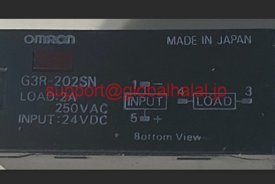 新品【東京発★適格請求書★税込】Omron G3R-202SN solid state Relay G3R202SN 24VDC オムロン【６ヶ月保証】｜Global Halal Japan