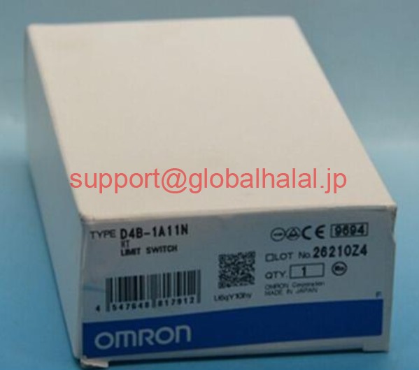 新品【東京発★適格請求書★税込】OMRON LIMIT SWITCH D4B-1A11N オムロン【6ヶ月保証】|Global Halal Japan
