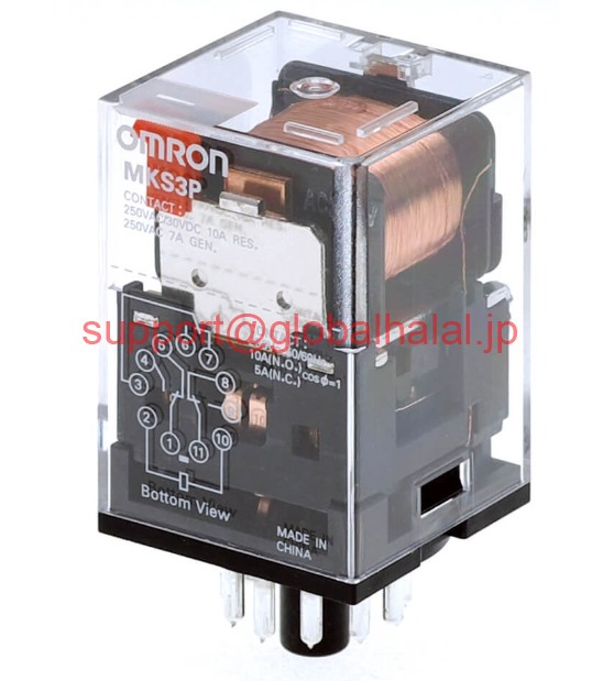 新品【東京発★適格請求書★税込】Mks3Pin-5 Omron Industrial Automation Dc24 Power Relay 3Pdt 24Vdc 10A Plug In Mks 3Pin-5 オムロン【6ヶ月保証】|Global Halal Japan