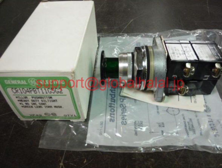 新品【東京発★適格請求書★税込】GE CR104PBT11G5G2 Illum. Push Button NEW【６ヶ月保証】｜Global Halal Japan