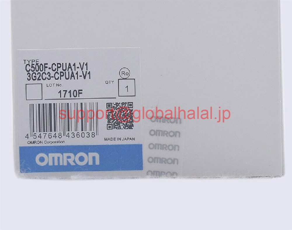 新品【東京発★適格請求書★税込】OMRON/オムロン C500F-CPUA1-V1 プログラマブルコントローラ【６ヶ月保証】｜Global Halal Japan