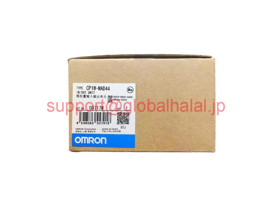 新品【東京発★適格請求書★税込】OMRON/オムロン CP1W-MAD44 アナログ 入出力 ユニット 【6ヶ月保証】|Global Halal Japan