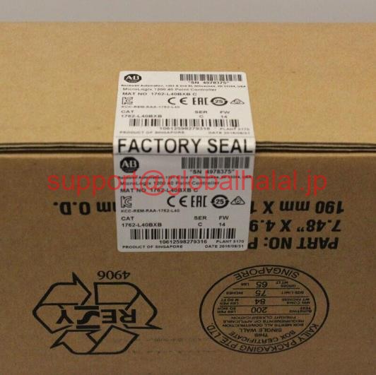 新品【東京発★適格請求書★税込】AB 1762-L40BXB MicroLogix 1200 40 ポイント コントローラ 1762-L40BXB 【６ヶ月保証】｜Global Halal Japan