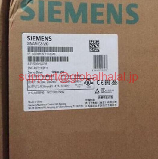 新品【東京発★適格請求書★税込】Siemens 6SL3210-1KE17-5AB1インバーター6SL3 210-1KE17-5AB1 【６ヶ月保証】｜Global Halal Japan